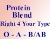 Protein Blend Right 4 Your Type (454 gr. / bouteille)