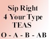 Sip Right 4 Your Type Teas (50g) / paquet